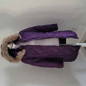 Faded Glory Purple Coat L